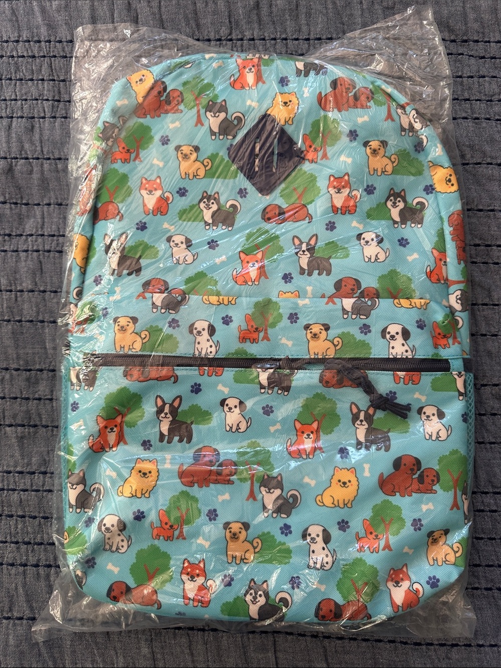NWT Dog Print Backpack